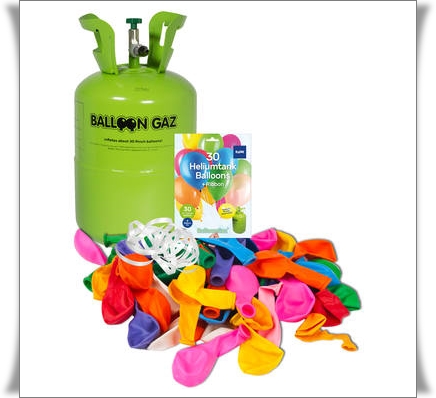 Heliumballon Für 20 Ballons Folat Einweg Heliumtank XL Ballongas Für 30 Ballons á 23 Cm Helium Für 20 Ballons